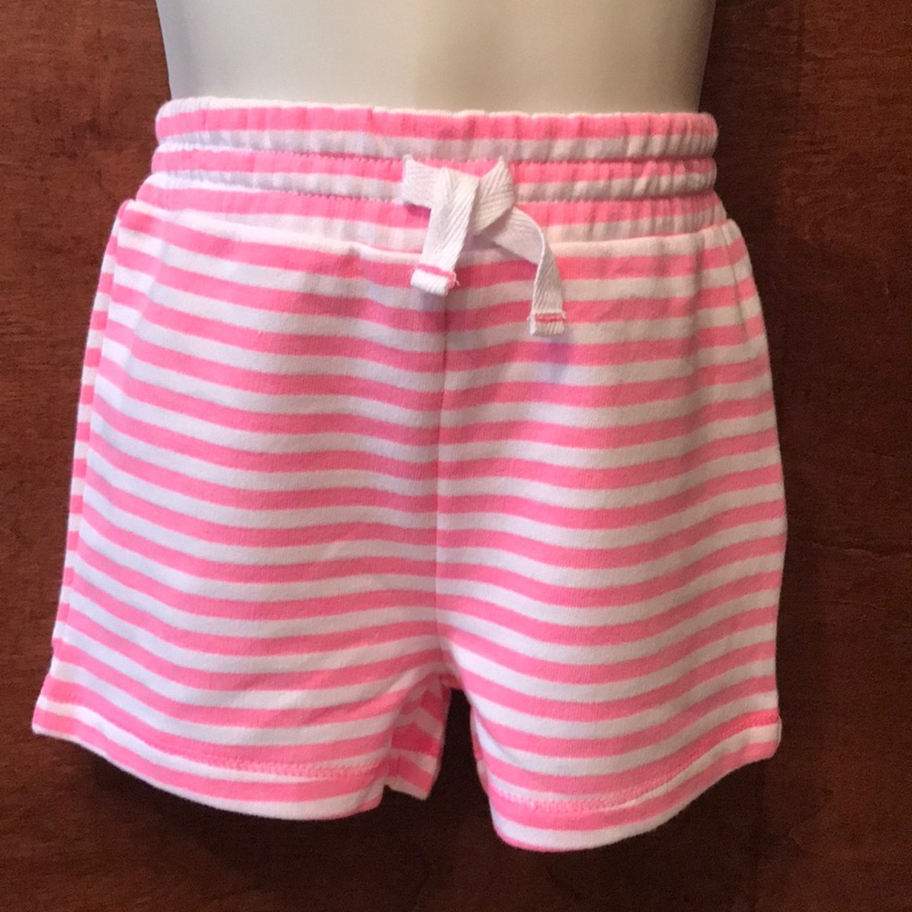1️⃣ Striped Terry Shorts-Joe Fresh-Baby Girl